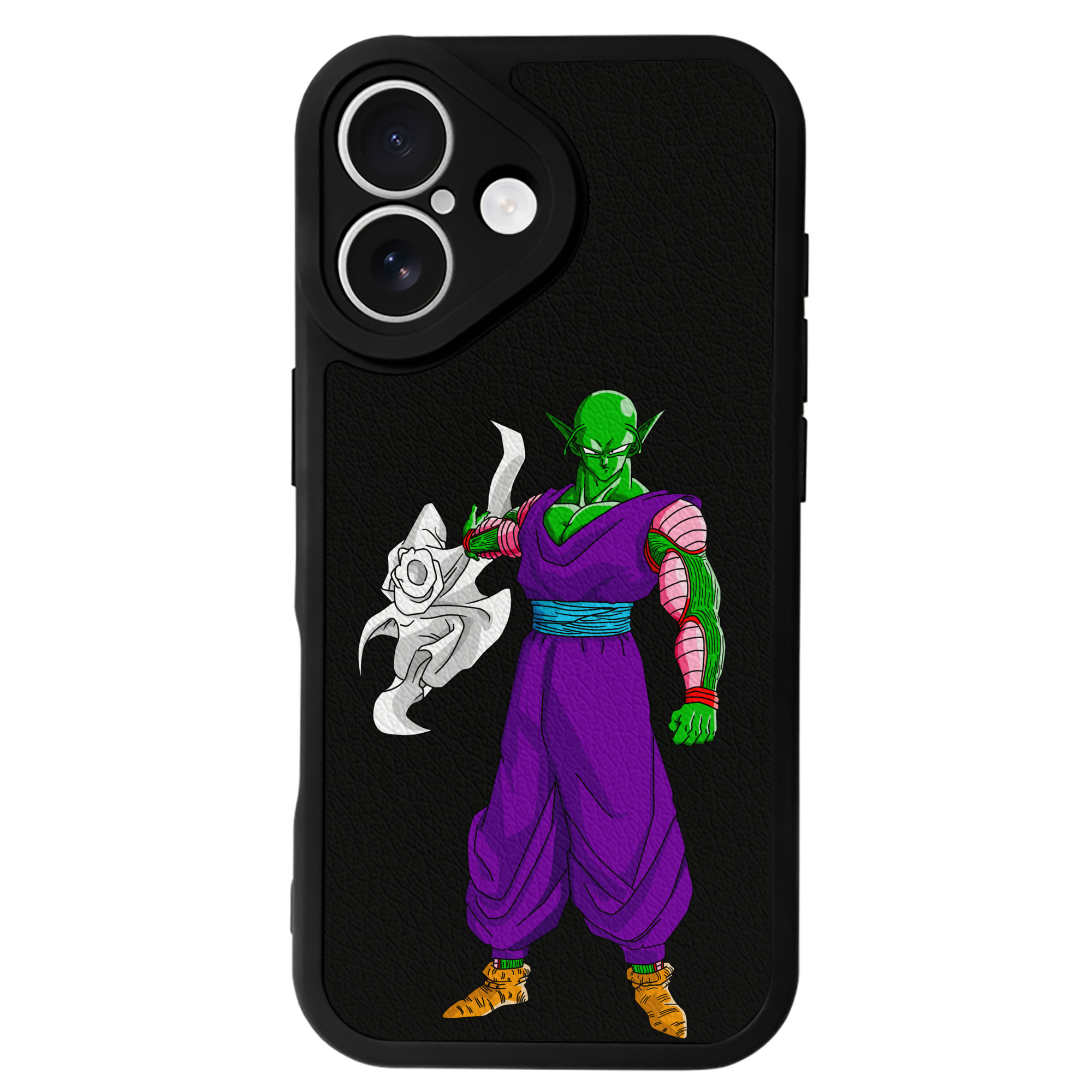 （画像用） ドラゴンボール ピッコロ DRAGON BALL Piccolo 【iPhone 16シリーズ対応】シリコンスマホケース（レザー調） 材質：シリコン